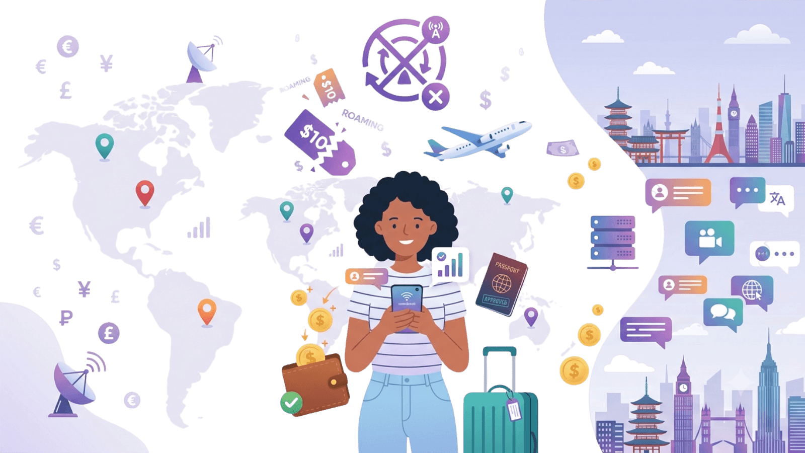 No roaming fees, ever