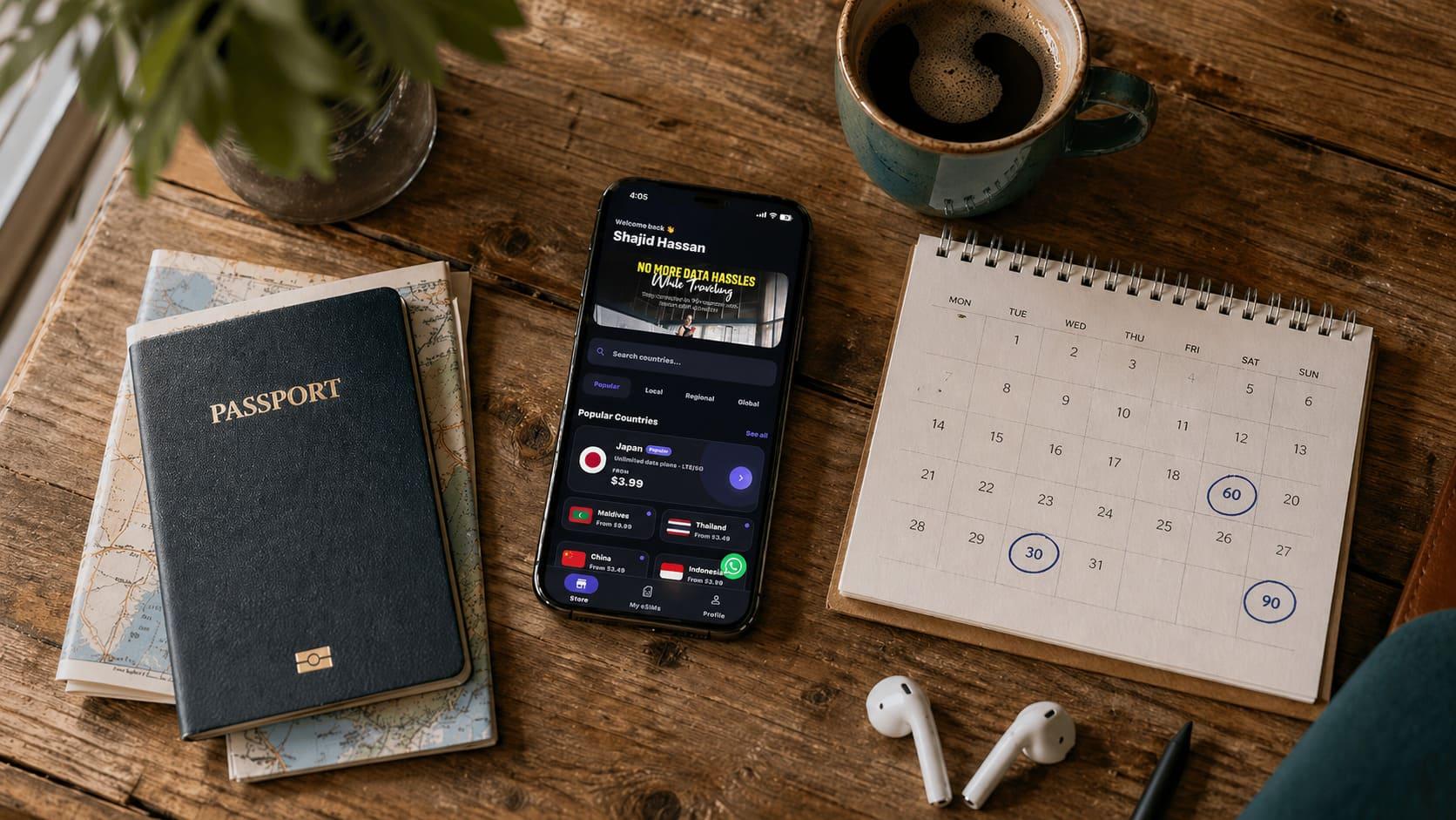 Best Long Term Travel eSIM Plans in 2026: 30, 60, and 90-Day Options Compared